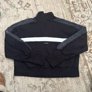 NWT Small Black Free People Movement High Jump Oversize Zip-Up Jacket